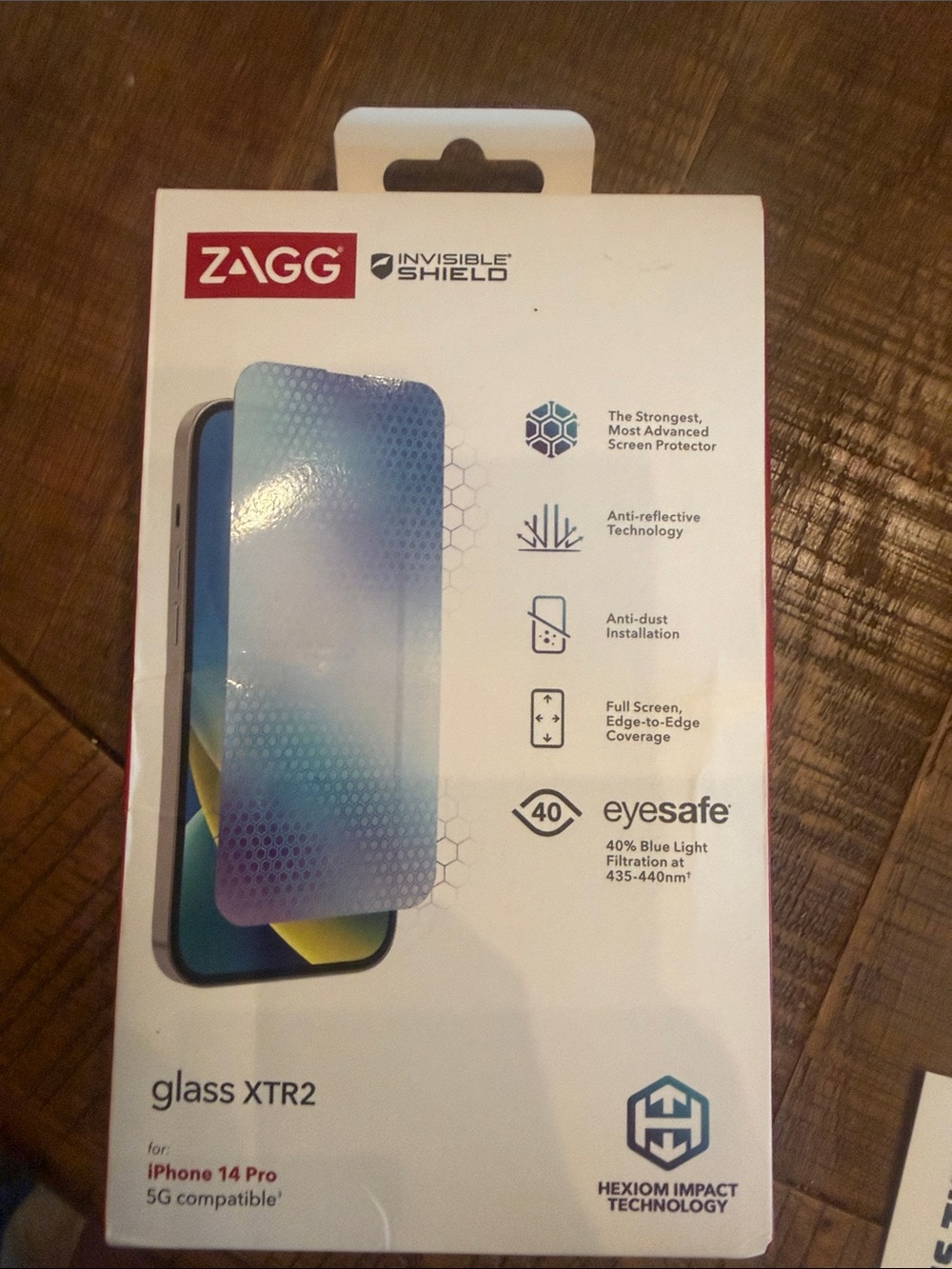 ZAGG INVISIBLE SHIELD. GLASS XTR2
For iPhone 14 PRO 

NEW Paid $59.99